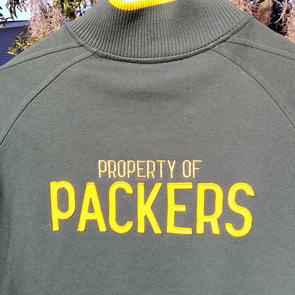 NFL Reebok Green Bay Packers Jacket LG